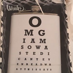 Wink Drinking Flask - 7 oz. Cool humor!